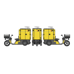 Set d’autocollants DX Cargo...