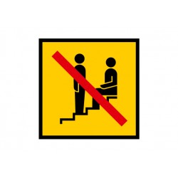 Steh- und Sitzverbot Treppe