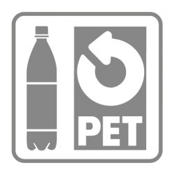 Piktogramm «PET» grau...