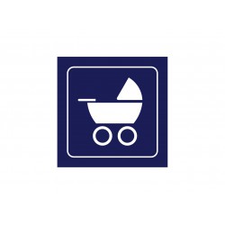 Kinderwagen, blau 103 x 103...