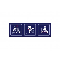 Anweisung ein Rollstuhl