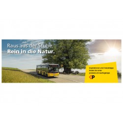 Haltestellenwerbetafel...