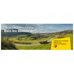 Haltestellenwerbetafel...