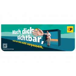 Haltestellenwerbetafel...