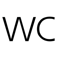 Piktogramm «WC Schriftzug»...