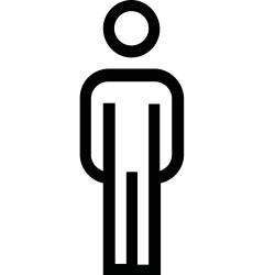 Piktogramm «WC Männer» aus...