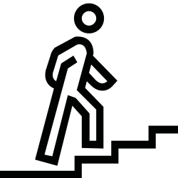 Piktogramm «Treppe» aus...