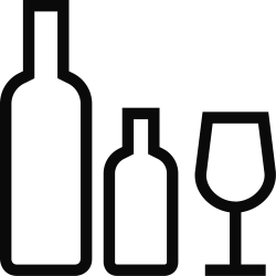 Piktogramm «Glas» aus Folie...